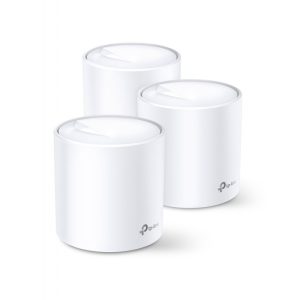 TP-Link Deco X20 Banda dual 802.11ax 1.76Gbit/s Punto de acceso inalámbrico - 5GHz, 2.40GHz - 2 x Antena(s) interna - Interno - Tecnología MIMO - 2 x Red (RJ-45) - Gigabit Ethernet - De Escritorio - 3 AX1800 WHOLE HOME MESH WI-FI 6 SYSTEM