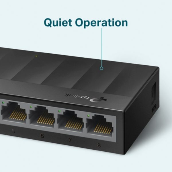 TP-Link switch no administrable de 8 puertos gigabit 10/100/1000. LITEWAVE 8-PORT GIGABIT DESKTOP SWITCH 8GIGABIT RJ45 PORTS DESKT - Image 4