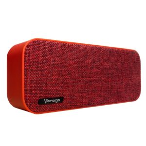 Vorago BSP-150 1.0 Pórtatil Bluetooth Sistema de Altavoces - Rojo - 100Hz a 18kHz - Batería Recargable - USB VORAGO BOCINA BSP-150 BLUETOOTH MSD/USB/3.5MM TELA ROJO