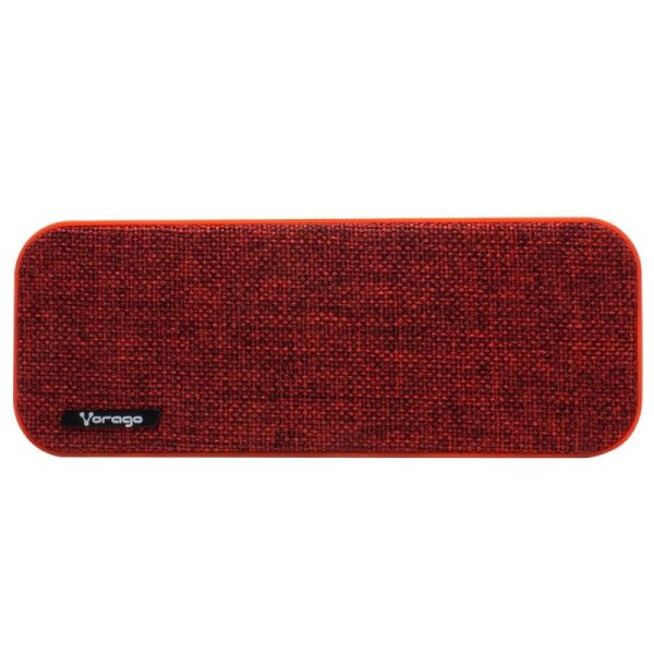 Vorago BSP-150 1.0 Pórtatil Bluetooth Sistema de Altavoces - Rojo - 100Hz a 18kHz - Batería Recargable - USB VORAGO BOCINA BSP-150 BLUETOOTH MSD/USB/3.5MM TELA ROJO - Image 2
