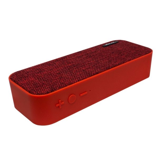 Vorago BSP-150 1.0 Pórtatil Bluetooth Sistema de Altavoces - Rojo - 100Hz a 18kHz - Batería Recargable - USB VORAGO BOCINA BSP-150 BLUETOOTH MSD/USB/3.5MM TELA ROJO - Image 3