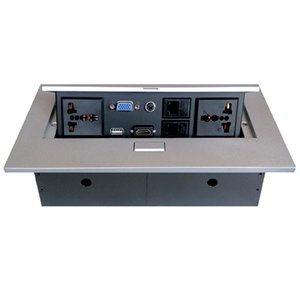 CAJA PARA MESA BROBOTIX PLATA H DMI/USB/CORR/RJ45/SVGA/3.5