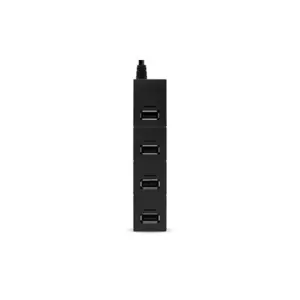 HUB USB V2.0 4 PUERTOS BROBOTIX LARGE NEGRO