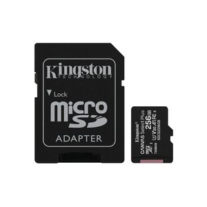 MICRO SDXC MEMORIA KINGSTON 256 CANVAS SELECT PLUS 100R A1 C10