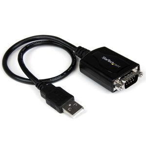CABLE PROFESIONAL DE 0.3M USB A PUERTO SERIE SERIAL RS232 DB9 CON R