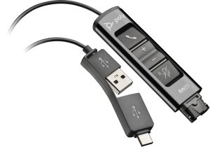 ADAPTER - POLY DA85 -HYBRID USB CONNECTOR Poly DA85 USB to QD Adapter (218267-01)