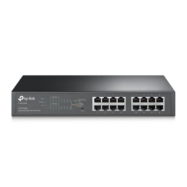 TP-LINK SWITCH 16-PORT GIGABIT EASY SMART WITH 8-PORT POE TP-LINK SWITCH 16-PORT GIGABIT EASY SMART WITH 8-PORT POE
