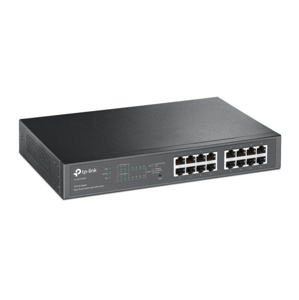 TP-LINK SWITCH 16-PORT GIGABIT EASY SMART WITH 8-PORT POE TP-LINK SWITCH 16-PORT GIGABIT EASY SMART WITH 8-PORT POE - Image 2