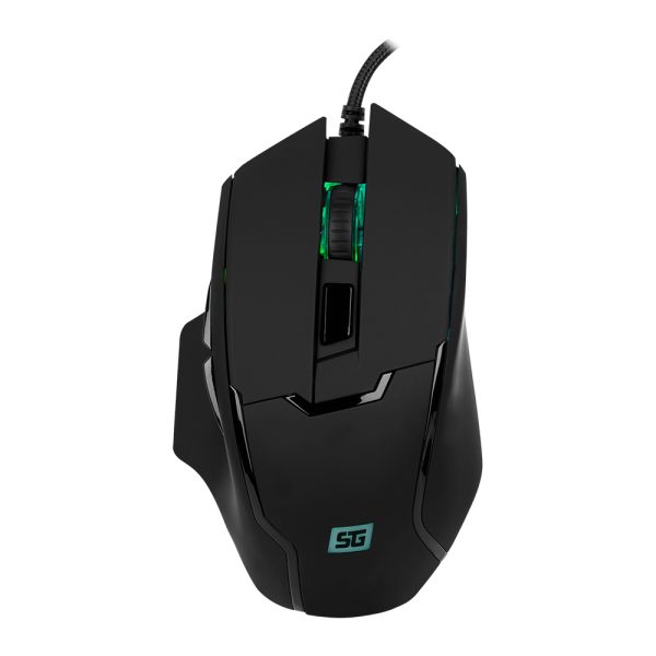 MOUSE VORAGO START THE GAME MO- 504 RGB CONFIGURABLE SW USB NEGRO MOUSE VORAGO START THE GAME MO-504 RGB CONFIGURABLE SOFTWARE HASTA 6,400 DPI'S USB  NEGRO