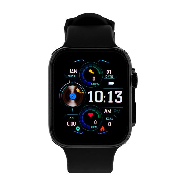 Vorago SW-500 Smart Watch - Cuadrado Case Shape - Negro Body Color - Podómetro, Sensor del oxímetro de pulso - Notificación push - Presión sanguínea, Pulso cardíaco - 125MB Built-in Memory - 256KB Memoria estándar - 4.3cm (1.7") - AMOLED Pantalla - Pantalla Táctil - Bluetooth - 120Hora(s) - Deportes, Seguimiento, Salud & Ejercicio - A prueba de transpiración, A prueba de lluvia, Resistente al polvo - IP67 SMARTWATCH VORAGO SW-500 CUADRA DO IP67  BT 5.1 AMOLED 1.78INCH 3 E