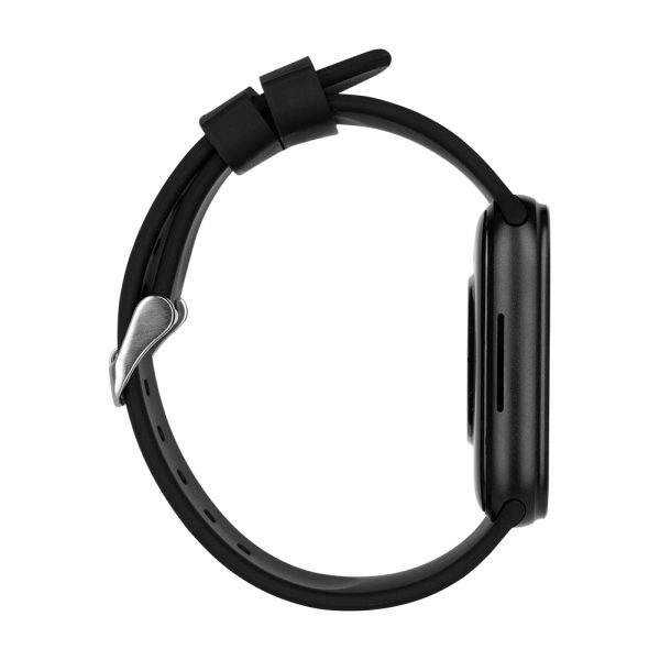 Vorago SW-500 Smart Watch - Cuadrado Case Shape - Negro Body Color - Podómetro, Sensor del oxímetro de pulso - Notificación push - Presión sanguínea, Pulso cardíaco - 125MB Built-in Memory - 256KB Memoria estándar - 4.3cm (1.7") - AMOLED Pantalla - Pantalla Táctil - Bluetooth - 120Hora(s) - Deportes, Seguimiento, Salud & Ejercicio - A prueba de transpiración, A prueba de lluvia, Resistente al polvo - IP67 SMARTWATCH VORAGO SW-500 CUADRA DO IP67  BT 5.1 AMOLED 1.78INCH 3 E - Image 3