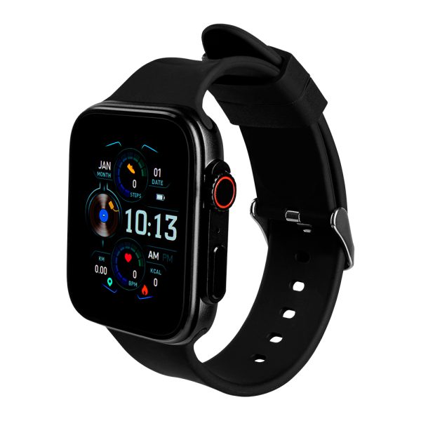 Vorago SW-500 Smart Watch - Cuadrado Case Shape - Negro Body Color - Podómetro, Sensor del oxímetro de pulso - Notificación push - Presión sanguínea, Pulso cardíaco - 125MB Built-in Memory - 256KB Memoria estándar - 4.3cm (1.7") - AMOLED Pantalla - Pantalla Táctil - Bluetooth - 120Hora(s) - Deportes, Seguimiento, Salud & Ejercicio - A prueba de transpiración, A prueba de lluvia, Resistente al polvo - IP67 SMARTWATCH VORAGO SW-500 CUADRA DO IP67  BT 5.1 AMOLED 1.78INCH 3 E - Image 5