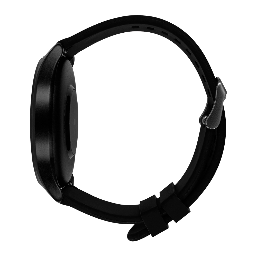 Vorago SW-505 Smart Watch - Redondo Case Shape - Negro Case Color - Negro Band Color - Sensor Salud, Monitor de ritmo cardiaco, Sensor del oxímetro de pulso, Podómetro - Notificación push - Pulso cardíaco, Presión sanguínea - 125MB Built-in Memory - 256KB Memoria estándar - 3.6cm (1.4") - AMOLED Pantalla - Pantalla Táctil - Bluetooth - 120Hora(s) - Inalámbrico - Salud & Ejercicio, Seguimiento, Deportes - Resistente al agua, Resistente al polvo - IP67 Resistente al agua SMARTWATCH VORAGO SW-505 REDOND O IP67 BT 5.3 AMOLED 1.4INCH 2 EXTE - Image 4