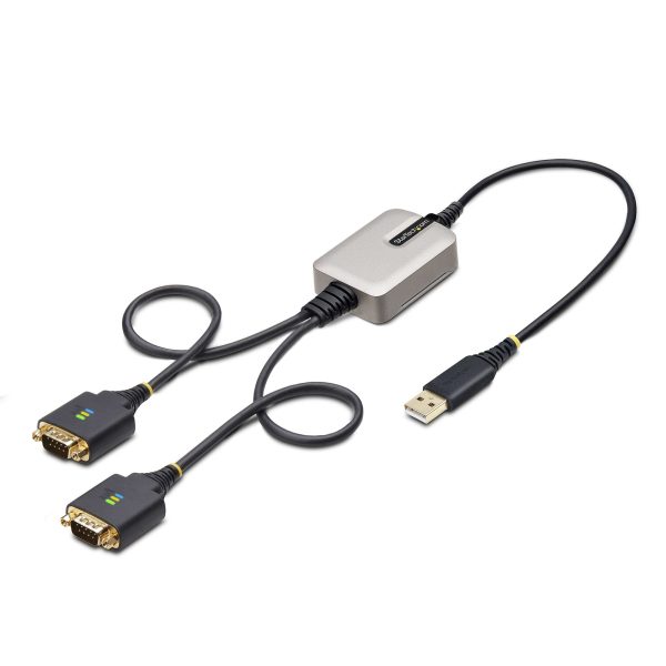 ADAPTADOR SERIE USB A SERIAL 2 PUERTOS 60CM FTDI RS232