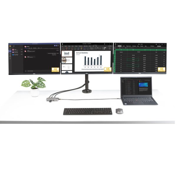 ADAPTADOR USB-C DE 3 MONITORES HDMI DP HUB USB PD 100W - Image 6