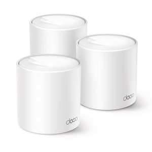 TP-Link Deco X10 Wi-Fi 6 IEEE 802.11 a/b/g/n/ac/ax Ethernet Router inalámbrico - Banda dual - 2.40GHz Banda ISM - 5GHz Banda UNII - 2 x Antena(2 x Interno) - 192MB/s Velocidad Inalámbrica - 1 x Puerto de red - 1 x Broadband Port - Gigabit Ethernet AX1500 WHOLE HOME MESH WI-FI 6 SYSTEM (3-PACK)