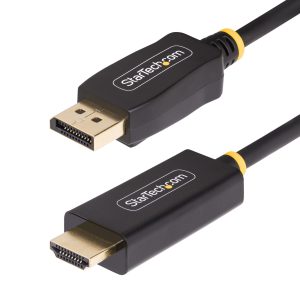 Cable Adaptador DisplayPort a HDMI de 1m - 4K 60Hz con HDR - Cable DP a HDMI 2.0b - Convertidor Activo de Video - Convertidor DisplayPort a HDMI CABLE ADAPTADOR DISPLAYPORT AHDMI DE 1M - 4K 60HZ CON HDR
