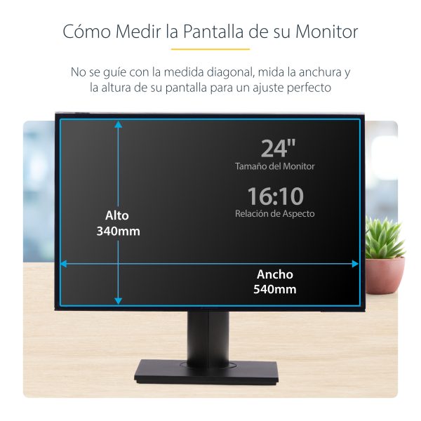Filtro de Privacidad 16:10 para Monitor de 24" - Colgante - Protector Acrílico de Pantalla - Ángulo de Visión de +/- 30° - Brillante FILTRO DE PRIVACIDAD 16:10para Monitor de 24 Colgante - Image 11