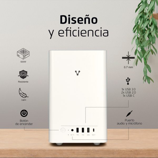 GABINETE VORAGO GAB-210 MINITOR RE MICRO ATX / ITX 2XUSB 2.0 1XUSB - Image 8