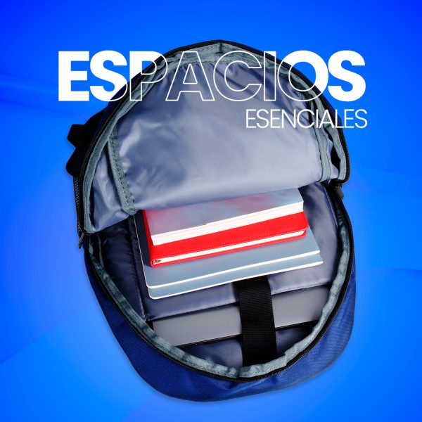 MOCHILA VORAGO BP-150 ECOLGICA RPET LAPTOP 15.6 AZUL / NEGRO - Image 2