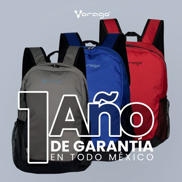 MOCHILA VORAGO BP-150 ECOLGICA RPET LAPTOP 15.6 AZUL / NEGRO - Image 4