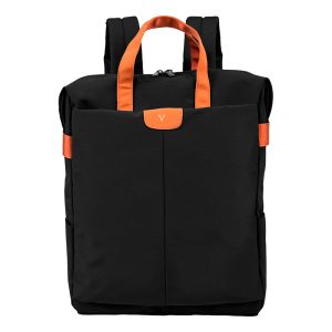 MOCHILA VORAGO BP-301 VINTAGE D OBLE USO LAPTOP 15.6 NEGRA