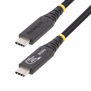 CABLE USB4 DE 50CM - TIPO C CERTIFICADO USB-IF USB-C 40G