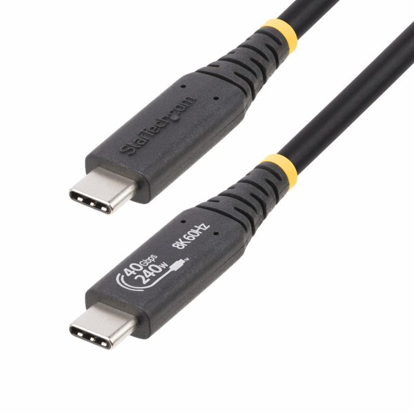 CABLE USB4 DE 50CM - TIPO C CERTIFICADO USB-IF USB-C 40G
