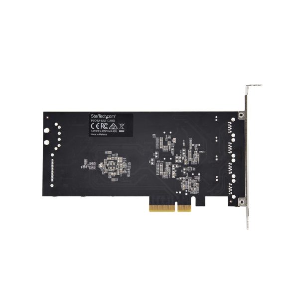 StarTech.com Tarjeta PCI Express de 4 Puertos USB-A - USB 3.2 de 5Gbps - 4 Controladores USB Independientes - Hub Interno USB - Soporte UASP - 4 Total USB Port(s)1 Puerto(s) SATA - PC TARJETA PCIE 4 PUERTOS USB-AUNIVERSAL 3 EN 1 DE LAPTOP - Image 6