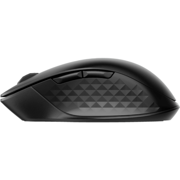 Mouse inalámbrico HP 435, Bluetooth® 5.0  y Wireless 2.4Ghz, Hasta 4000 ppp, 4 botones programables, Compatible conMicrosoft Windows®  macOS®  ChromeOS; Color negro, 77 % de plástico reciclado posconsumo; El embalaje es reciclable,  1 año de garantía.
 MOUSE INALAMBRICO BLUETOOTHHP 435 MULTI DISPOSITIVOS - Image 3