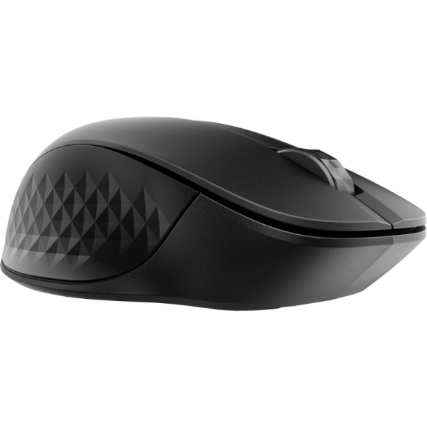 Mouse inalámbrico HP 435, Bluetooth® 5.0  y Wireless 2.4Ghz, Hasta 4000 ppp, 4 botones programables, Compatible conMicrosoft Windows®  macOS®  ChromeOS; Color negro, 77 % de plástico reciclado posconsumo; El embalaje es reciclable,  1 año de garantía.
 MOUSE INALAMBRICO BLUETOOTHHP 435 MULTI DISPOSITIVOS - Image 4