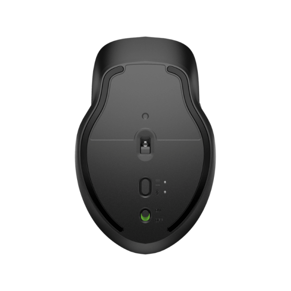 Mouse inalámbrico HP 435, Bluetooth® 5.0  y Wireless 2.4Ghz, Hasta 4000 ppp, 4 botones programables, Compatible conMicrosoft Windows®  macOS®  ChromeOS; Color negro, 77 % de plástico reciclado posconsumo; El embalaje es reciclable,  1 año de garantía.
 MOUSE INALAMBRICO BLUETOOTHHP 435 MULTI DISPOSITIVOS - Image 5