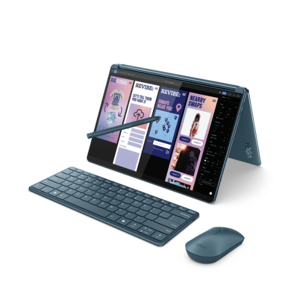 Computadora portátil 2 en 1 Convertible - Lenovo Yoga Book 9 13IMU9 83FF001PLM 33.8cm (13.3") Pantalla Táctil - 2.8K - Intel Core Ultra 7 155U - Intel Evo Platform - 16GB - 1TB SSD - Español Teclado - Intel Chip - 2880 x 1800 - Windows 11 Home Single Language - Intel - Eyesafe - Cámara Frontal/Cámara Web - IEEE 802.11ax Wireless LAN Standard NB YOGABOOK9 13.3 13IMU9 ULTRA7-155U 16GB 1TB SSD TOUCH WIN1 - Image 11