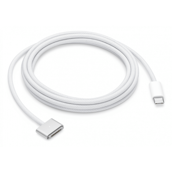 Apple 2m MagSafe 3/USB-C Cable de transferencia de datos - Cable for MacBook Air, MacBook Pro, MAC, Portátil - Plata CABLE DE USB-C A MAGSAFE 32 M