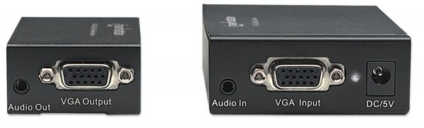 Manhattan Extensor de Audio y Video hasta 300m, VGA Cat5/5e/6 300M - Image 2