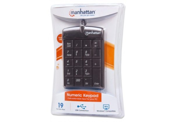 TECLADO NUMERICO ALAMBRICO USB NEGRO USB NEGRO - Image 2