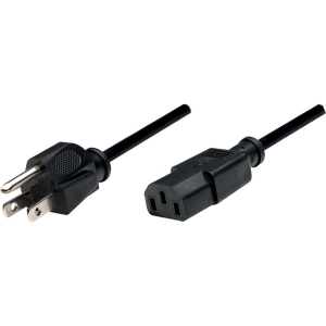 Cable Manhattan IEC 60320 C13 Macho - NEMA 5-15 Macho, 1.8 Metros, Negro 1.8M C13 MONITOR PROYECTOR CPU