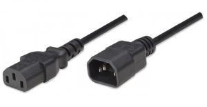 CABLE EXTENSION DE CORRIENTE 1.8M CPU MONITOR PROYECTOR 1.8M CPU MONITOR PROYECTOR