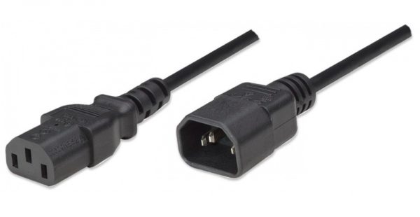 CABLE EXTENSION DE CORRIENTE 1.8M CPU MONITOR PROYECTOR 1.8M CPU MONITOR PROYECTOR