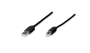 CABLE USB A-B 1.8M IMPRESORA NEGRO NEGRO
