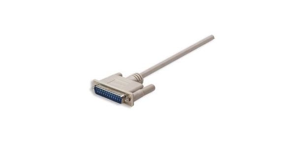 Manhattan Cable para Impresora Null Módem/Serial, DB9 Hembra - DB25 Macho, 1.8 Metros, Gris DB25M 1.8M  MOL                 . - Image 2