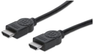 Manhattan cable HDMI 1 m HDMI tipo A (Estándar) Negro .