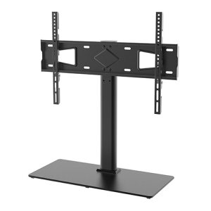 SOPORTE TV P/MESA 32 A 65 45KG ALTURA AJUSTABLE BASE DE VIDRIO