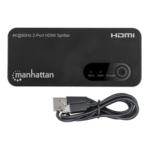 VIDEO SPLITTER HDMI 4K 60HZ 1 I N:2 OUT 18GBPS