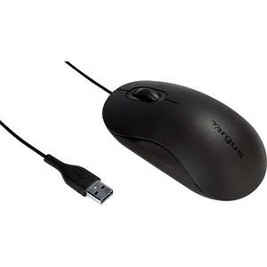 Mouse Targus Óptico AMU81USZ, Alámbrico, USB, 1000DPI, Negro ERGONÓMICO Y AMBIDIESTRO