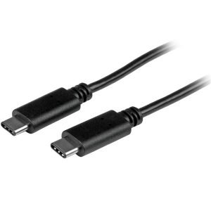 Cable StarTech.com USB 2.0 C Macho - USB 2.0 C Macho, 1 Metro, Negro CABLE USB C MACHO               .