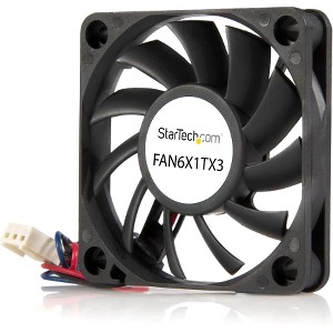 Ventilador StarTech.com FAN6X1TX3, 60mm, 4000RPM, Negro PUTADORA 60X10MM CONECTOR TX3
