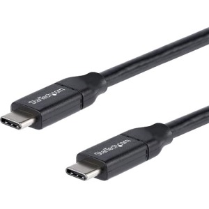 StarTech.com Cable USB C Macho - USB C Macho, 2 Metros, Negro CON CAPACIDAD PD 5A USB 2.0