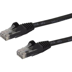 Startech.com Cable Patch Cat6 UTP sin Enganches RJ-45 Macho - RJ-45 Macho, 1 Metro, Negro RJ45 SNAGLESS GIGABIT NEGRO
