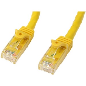 Startech.com Cable Patch Cat6 UTP sin Enganches RJ-45 Macho - RJ-45 Macho, 2 Metros, Amarillo CAT6 ETHERNET RJ45 SNAGLESS